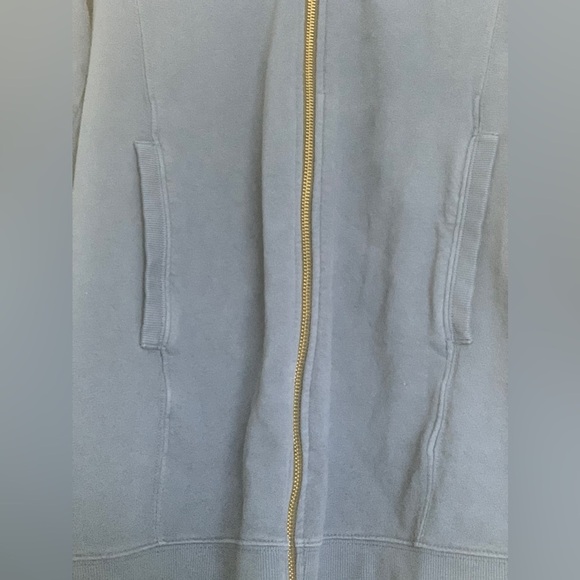 Life is good zip jacket hoodie blue oversized Size S - Picture 3 of 10
